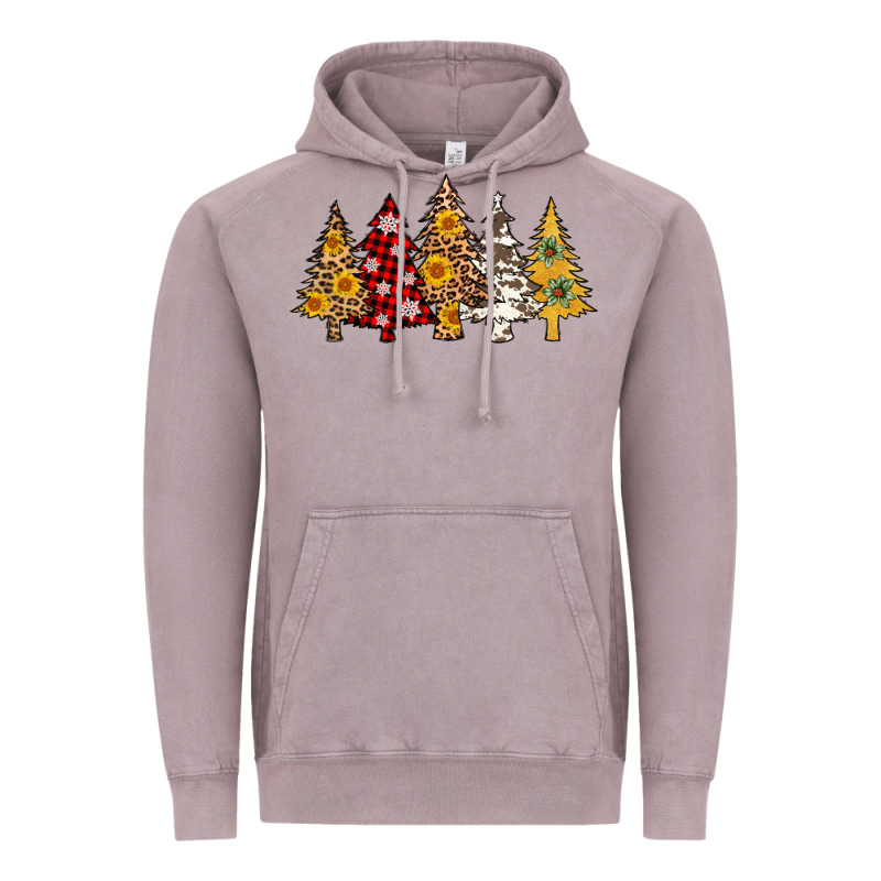 Leopard Christmas Trees Vintage Hoodie by AdoDesignShop | Teevron