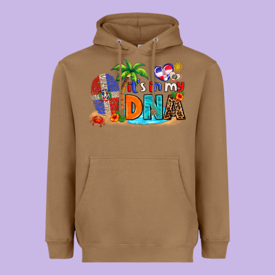 It's In My Dna Heavyweight Hoodie Designed By Adodesignshop