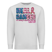 Dove Grey heal cancer with cancer ribbon Premium Sweatshirt - AdoDesignShop