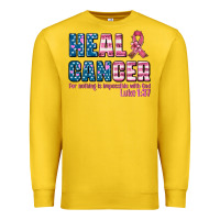 Lemon heal cancer with cancer ribbon Premium Sweatshirt - AdoDesignShop