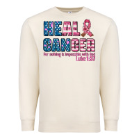 Sandshell heal cancer with cancer ribbon Premium Sweatshirt - AdoDesignShop