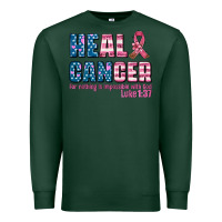 Sports Green heal cancer with cancer ribbon Premium Sweatshirt - AdoDesignShop