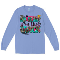 Colony Blue my heart is on that track Long Sleeve Tee - Zillion Design Studio