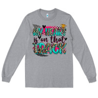 Heather Grey my heart is on that track Long Sleeve Tee - Zillion Design Studio