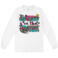 White my heart is on that track Long Sleeve Tee - Zillion Design Studio