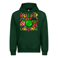 Forest Green balls deep into christmas Urban Hoodie - MaliasSmallBusiness
