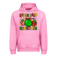 Fuchsia Pink balls deep into christmas Urban Hoodie - MaliasSmallBusiness