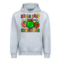 Heather Grey balls deep into christmas Urban Hoodie - MaliasSmallBusiness