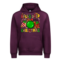 Mauve Wine balls deep into christmas Urban Hoodie - MaliasSmallBusiness