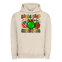 Pigment French Oak balls deep into christmas Urban Hoodie - MaliasSmallBusiness