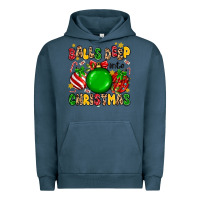 Pigment Midnight Navy balls deep into christmas Urban Hoodie - MaliasSmallBusiness
