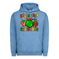 Pigment Pebble Blue balls deep into christmas Urban Hoodie - MaliasSmallBusiness
