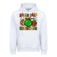 White balls deep into christmas Urban Hoodie - MaliasSmallBusiness