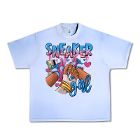 Grape Ice Sneaker girl afro woman Urban Heavy Tee - RanaPortraitStore