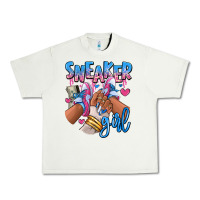 Pistachio Sneaker girl afro woman Urban Heavy Tee - RanaPortraitStore