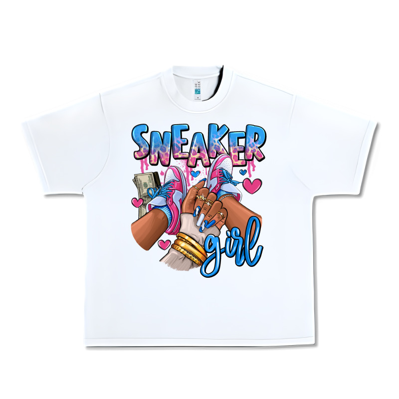 Sneaker Girl Afro Woman Urban Heavy Tee by RanaPortraitStore | Teevron