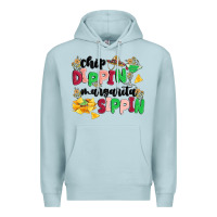 Blue Mist chip dippin' margarita sippin Premium Hoodie - MaliasSmallBusiness