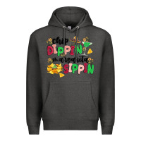 Charcoal Heather chip dippin' margarita sippin Premium Hoodie - MaliasSmallBusiness