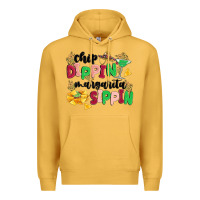 Mustard chip dippin' margarita sippin Premium Hoodie - MaliasSmallBusiness