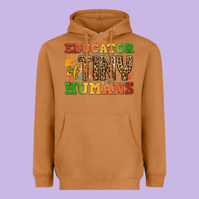 Educator Of Tiny Humans Heavyweight Hoodie Designed By Bundleandbundleshop