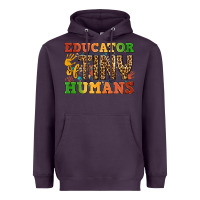 Plum educator of tiny humans Heavyweight Hoodie - BundleAndBundleShop