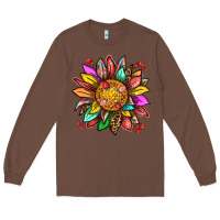 Chestnut strawberry sunflower Long Sleeve Tee - texasbilliewilder