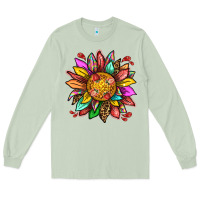 Matcha strawberry sunflower Long Sleeve Tee - texasbilliewilder