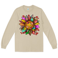 Mushroom strawberry sunflower Long Sleeve Tee - texasbilliewilder