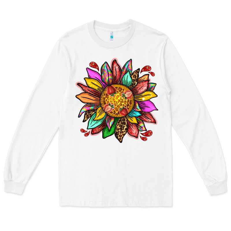 Strawberry Sunflower Long Sleeve Tee by texasbilliewilder | Teevron
