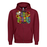 Burgundy best bus driver ever Zipper Hoodie - CowhideDigitalArt