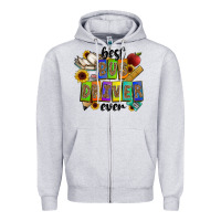 Heather Grey best bus driver ever Zipper Hoodie - CowhideDigitalArt