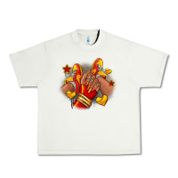 Pistachio Softball afro girl sneakers Urban Heavy Tee - RanaPortraitStore