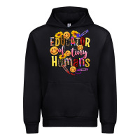 Black educator of tiny humans Urban Hoodie - NancyCooperArtShop