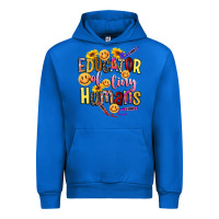Cobalt educator of tiny humans Urban Hoodie - NancyCooperArtShop