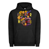 Pigment Black educator of tiny humans Urban Hoodie - NancyCooperArtShop