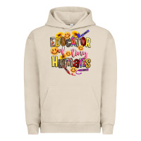 Pigment French Oak educator of tiny humans Urban Hoodie - NancyCooperArtShop