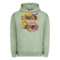 Pigment Oil Green educator of tiny humans Urban Hoodie - NancyCooperArtShop