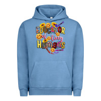 Pigment Pebble Blue educator of tiny humans Urban Hoodie - NancyCooperArtShop