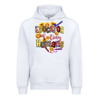 White educator of tiny humans Urban Hoodie - NancyCooperArtShop