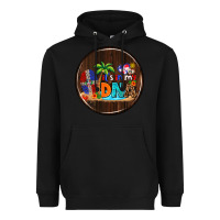 Black Dominican Republic car coaster Heavyweight Hoodie - AdoDesignShop