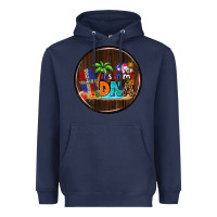 Navy Dominican Republic car coaster Heavyweight Hoodie - AdoDesignShop