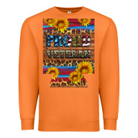 Carrot proud veteran  12 oz regular can cooler Premium Sweatshirt - Artiststas