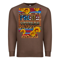 Chestnut proud veteran  12 oz regular can cooler Premium Sweatshirt - Artiststas