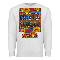 Oatmeal Heather proud veteran  12 oz regular can cooler Premium Sweatshirt - Artiststas