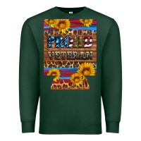 Sports Green proud veteran  12 oz regular can cooler Premium Sweatshirt - Artiststas