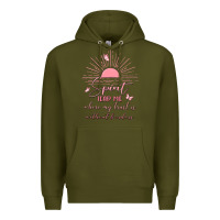 Army Green spririt religious quote Premium Hoodie - MaliasSmallBusiness