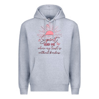 Heather Grey spririt religious quote Premium Hoodie - MaliasSmallBusiness