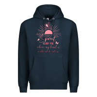 Navy spririt religious quote Premium Hoodie - MaliasSmallBusiness