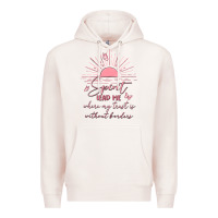 Pale Pink spririt religious quote Premium Hoodie - MaliasSmallBusiness