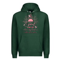 Sports Green spririt religious quote Premium Hoodie - MaliasSmallBusiness